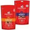 Stella & Chewy's Stella's Super Beef Dinner Patties Freeze-Dried Raw Dog Food & Stella & Chewy's Absolutely Rabbit Dinner Patties Freeze-Dried Raw Dog Food