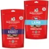 Stella & Chewy's Absolutely Rabbit Dinner Patties Freeze-Dried Raw Dog Food & Stella & Chewy's Dandy Lamb Dinner Patties Freeze-Dried Raw Dog Food