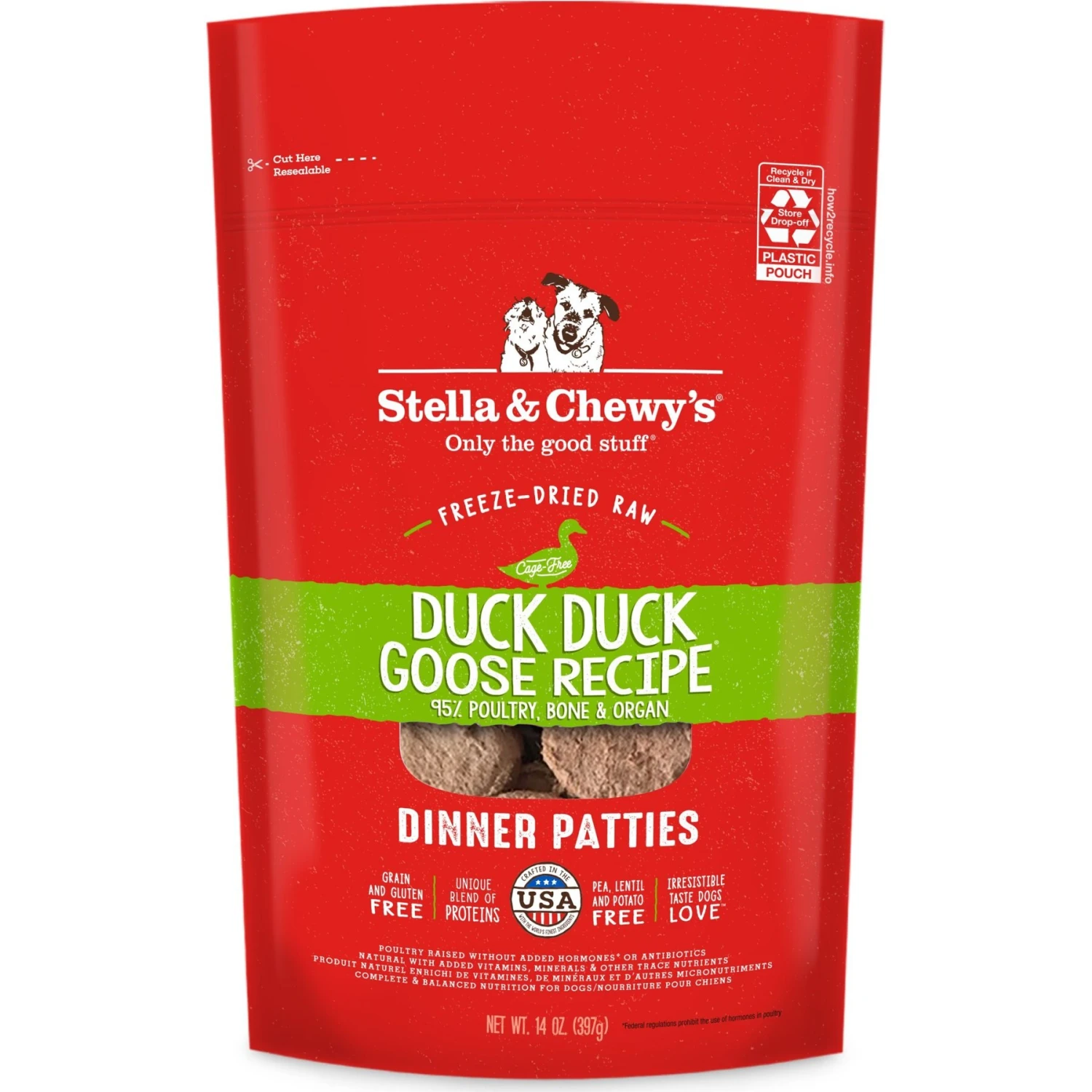Stella & Chewy's Absolutely Rabbit Dinner Patties Freeze-Dried Raw Dog Food & Stella & Chewy's Duck Duck Goose Dinner Patties Freeze-Dried Raw Dog Food 6 Stella & Chewy's Absolutely Rabbit Dinner Patties Freeze-Dried Raw Dog Food & Stella & Chewy's Duck Duck Goose Dinner Patties Freeze-Dried Raw Dog Food - Image 6