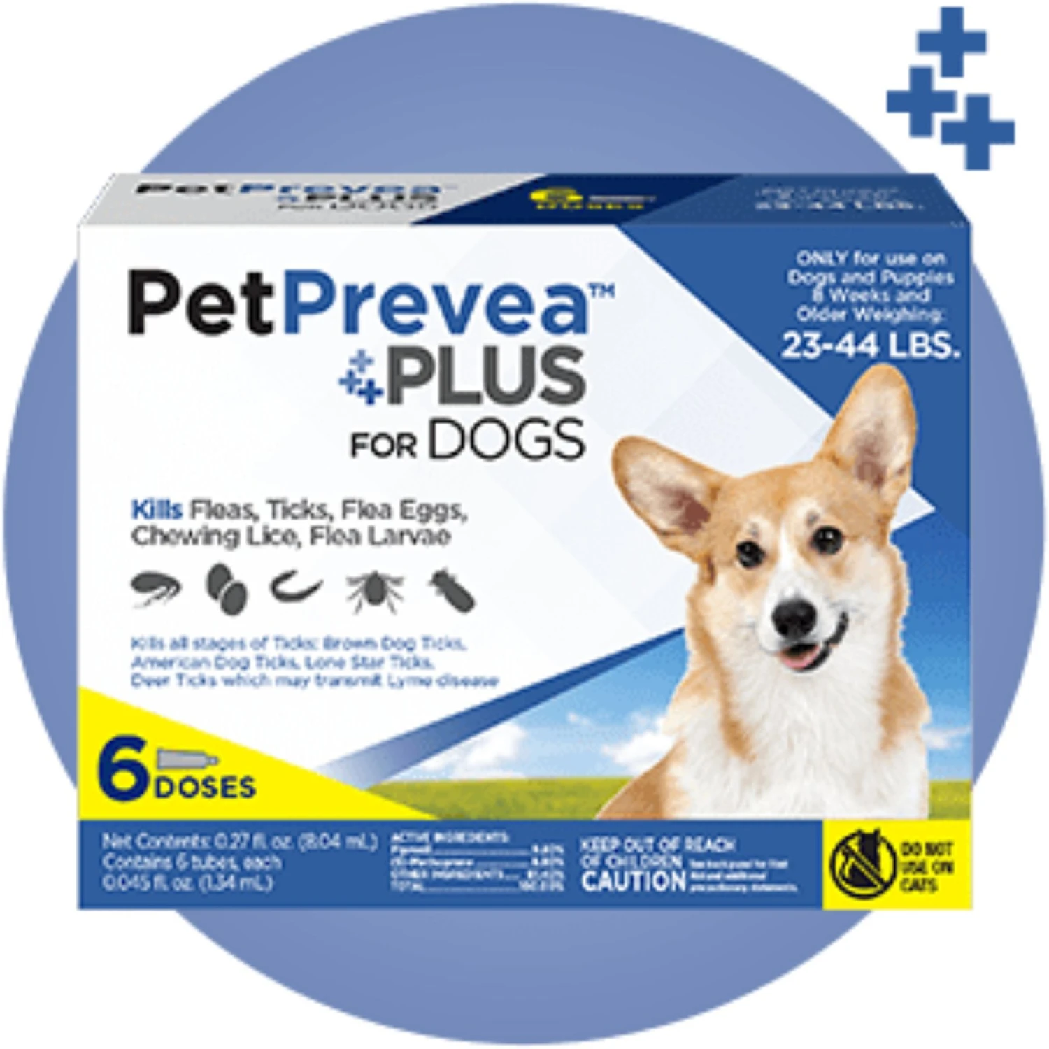 PetPrevea Plus Spot Treatment For Dogs, 23-44-lbs 1 PetPrevea Plus Spot Treatment For Dogs, 23-44-lbs