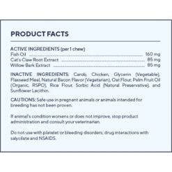 Pawfy Pain Management Bacon Flavor Chews Dog Supplement -Pet Wellness 573430 PT3. AC SS1800 V1658618782