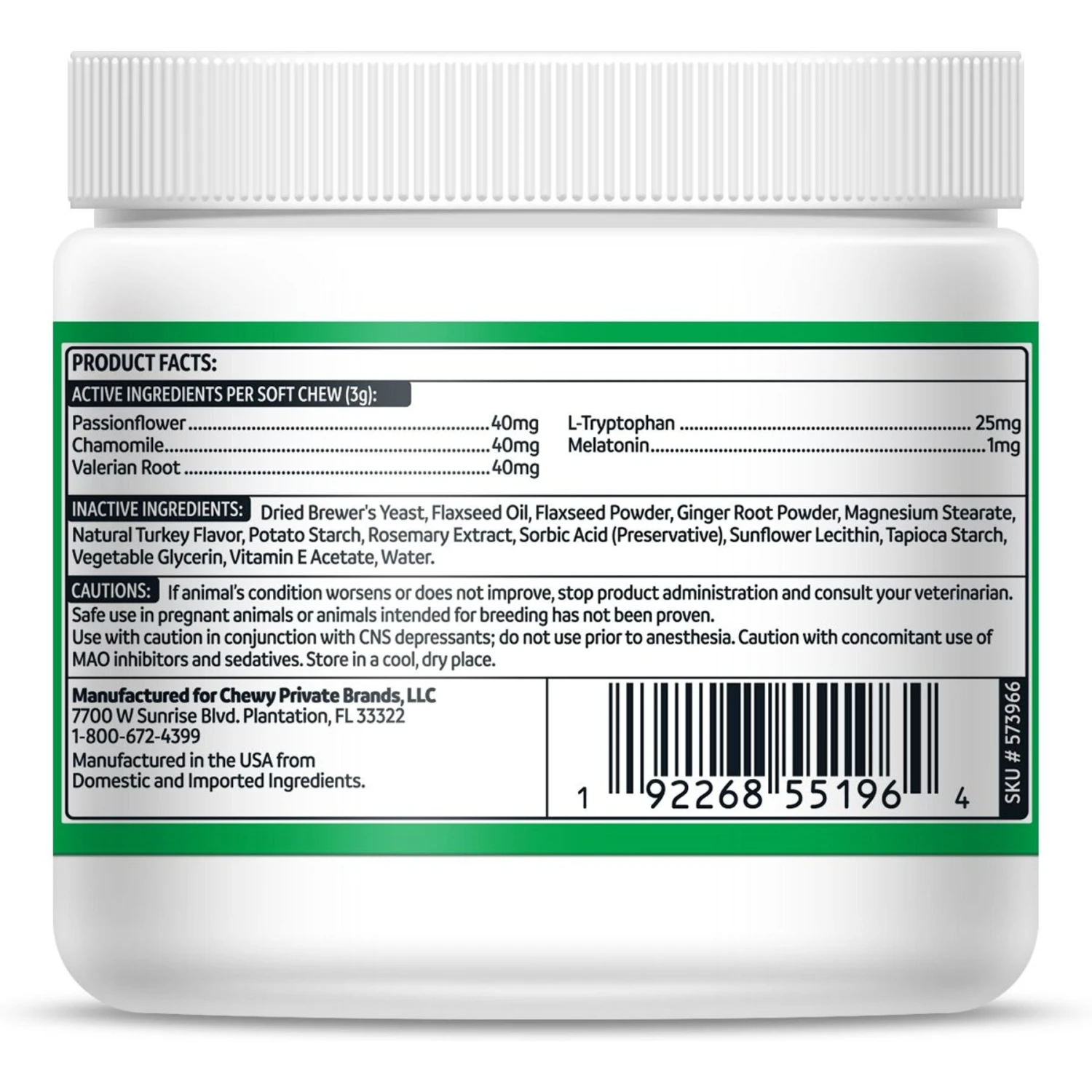 Vibeful Calming Melatonin Turkey Flavored Soft Chews Calming Supplement For Dogs 2 Vibeful Calming Melatonin Turkey Flavored Soft Chews Calming Supplement For Dogs - Image 2