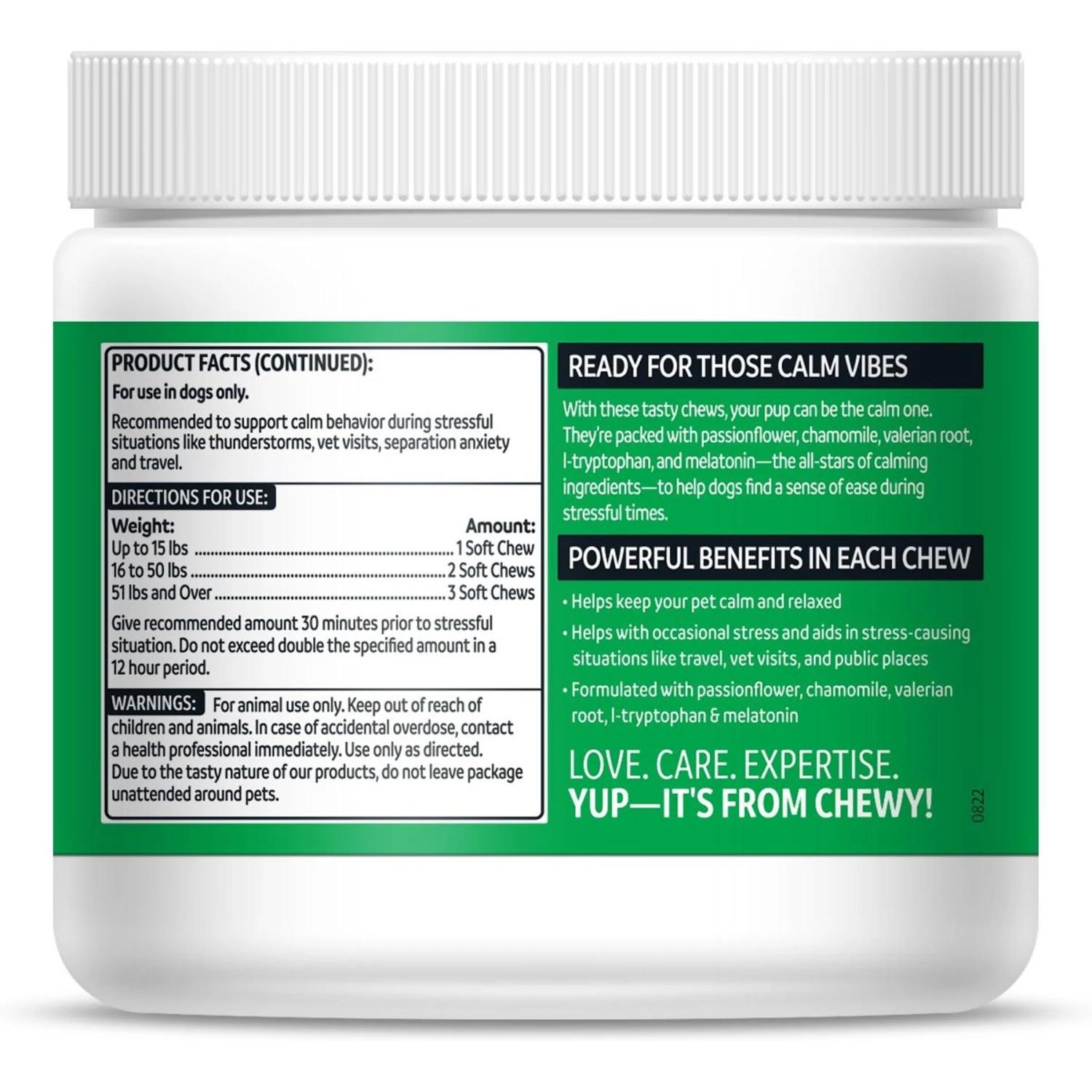 Vibeful Calming Melatonin Turkey Flavored Soft Chews Calming Supplement For Dogs 3 Vibeful Calming Melatonin Turkey Flavored Soft Chews Calming Supplement For Dogs - Image 3