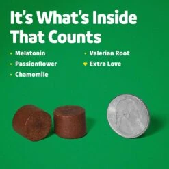 Vibeful Calming Melatonin Turkey Flavored Soft Chews Calming Supplement For Dogs 12 Vibeful Calming Melatonin Turkey Flavored Soft Chews Calming Supplement For Dogs -Pet Wellness 573966 PT4. AC SS1800 V1667227637