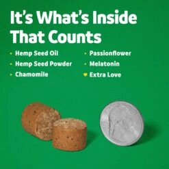 Vibeful Calming Hemp Chicken Flavored Soft Chews Calming Supplement For Dogs -Pet Wellness 574014 PT4. AC SS1800 V1669760971