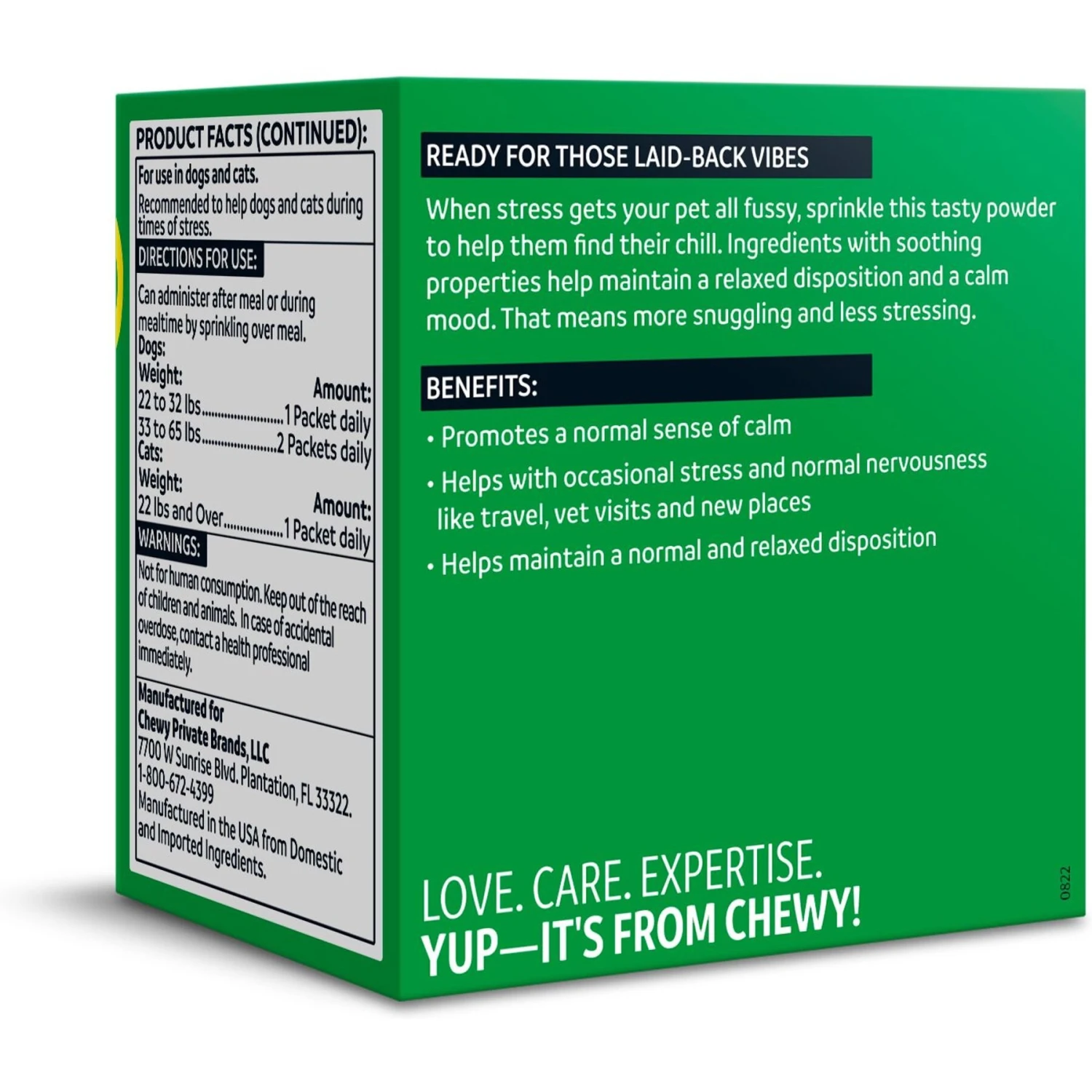 Vibeful Behavior Support Powder Calming Supplement For Medium Dogs & Cats, 30 Count 2 Vibeful Behavior Support Powder Calming Supplement For Medium Dogs & Cats, 30 Count - Image 2