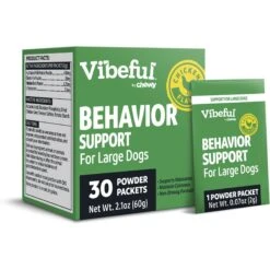 Vibeful Behavior Support Powder Calming Supplement For Large Dogs -Pet Wellness 574078 PT2. AC SS1800 V1671041906