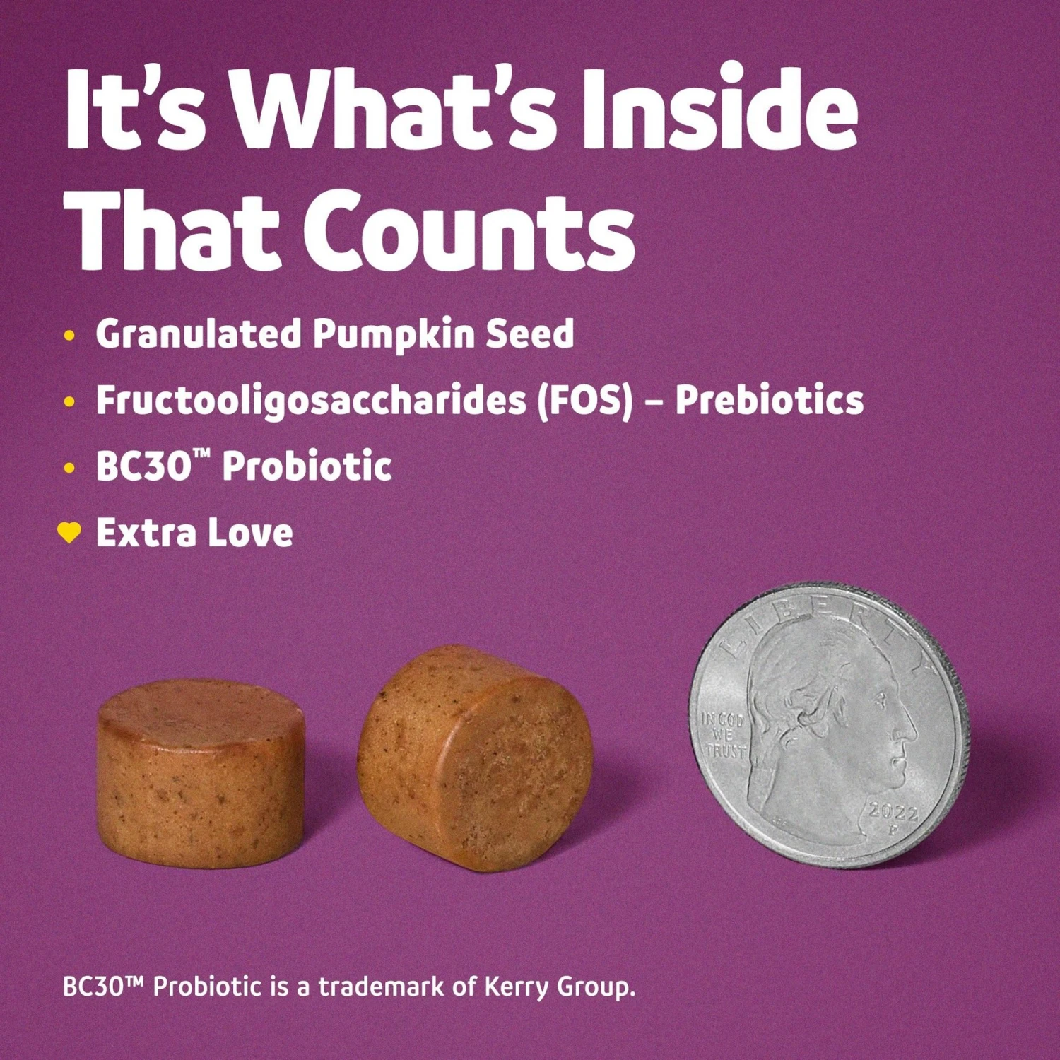 Vibeful Probiotic Bites Pumpkin Flavored Soft Chews Digestive Supplement For Dogs 5 Vibeful Probiotic Bites Pumpkin Flavored Soft Chews Digestive Supplement For Dogs - Image 5