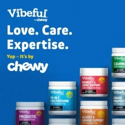 Vibeful 10-in-1 Multivitamin Bites Peanut Butter Flavored Soft Chews Multivitamin For Dogs -Pet Wellness 574166 PT7. AC SS1800 V1671639078