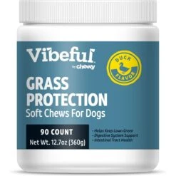 Vibeful Grass Protection Duck Flavored Soft Chews Supplement For Dogs