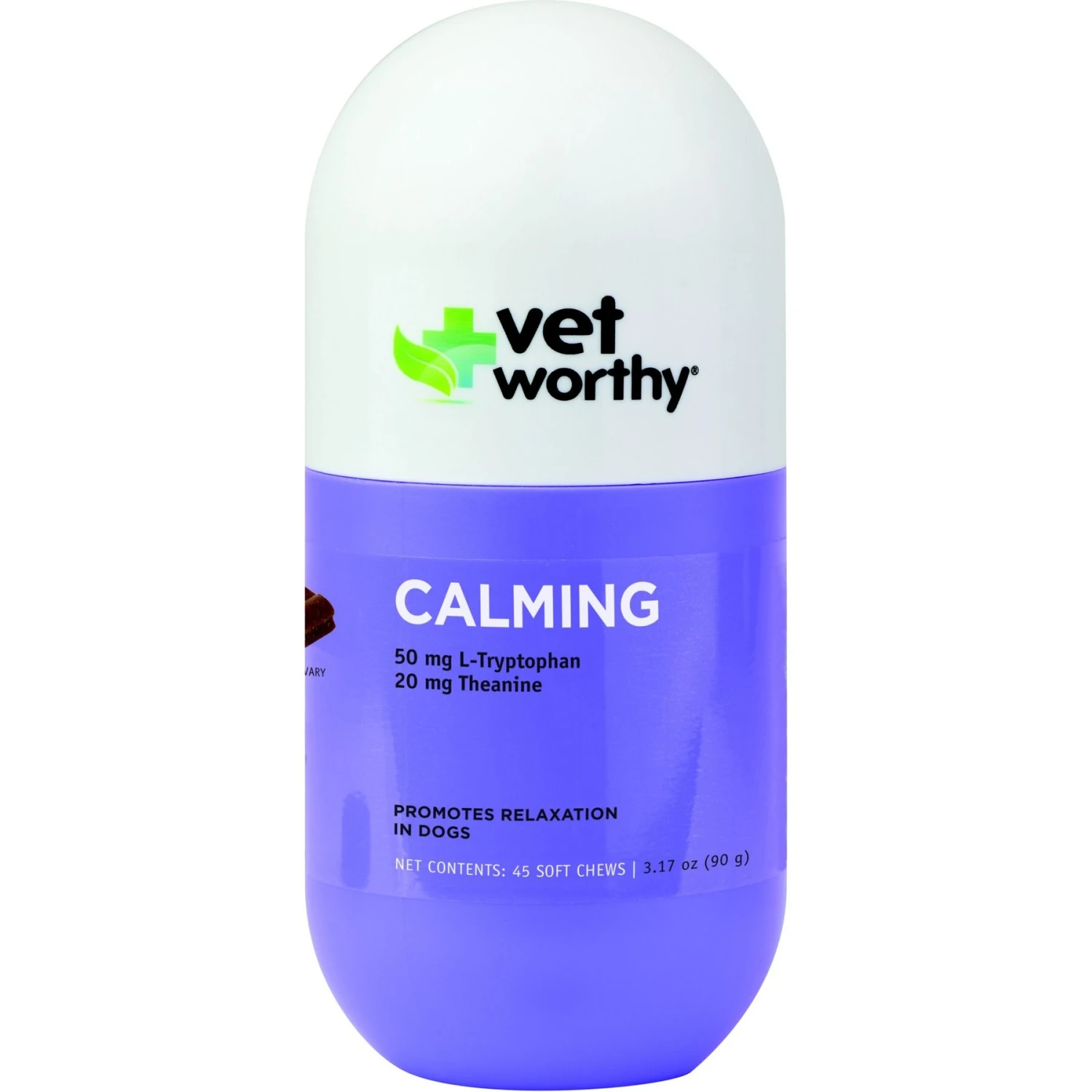Vet Worthy Calming Aid Liver Flavored Soft Chew Supplement For Adult Dogs, 45 Count 1 Vet Worthy Calming Aid Liver Flavored Soft Chew Supplement For Adult Dogs, 45 Count