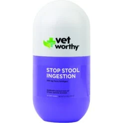 Vet Worthy Stool Ingestion Liver Flavored Soft Chew Supplement For Adult Dogs, 45 Count