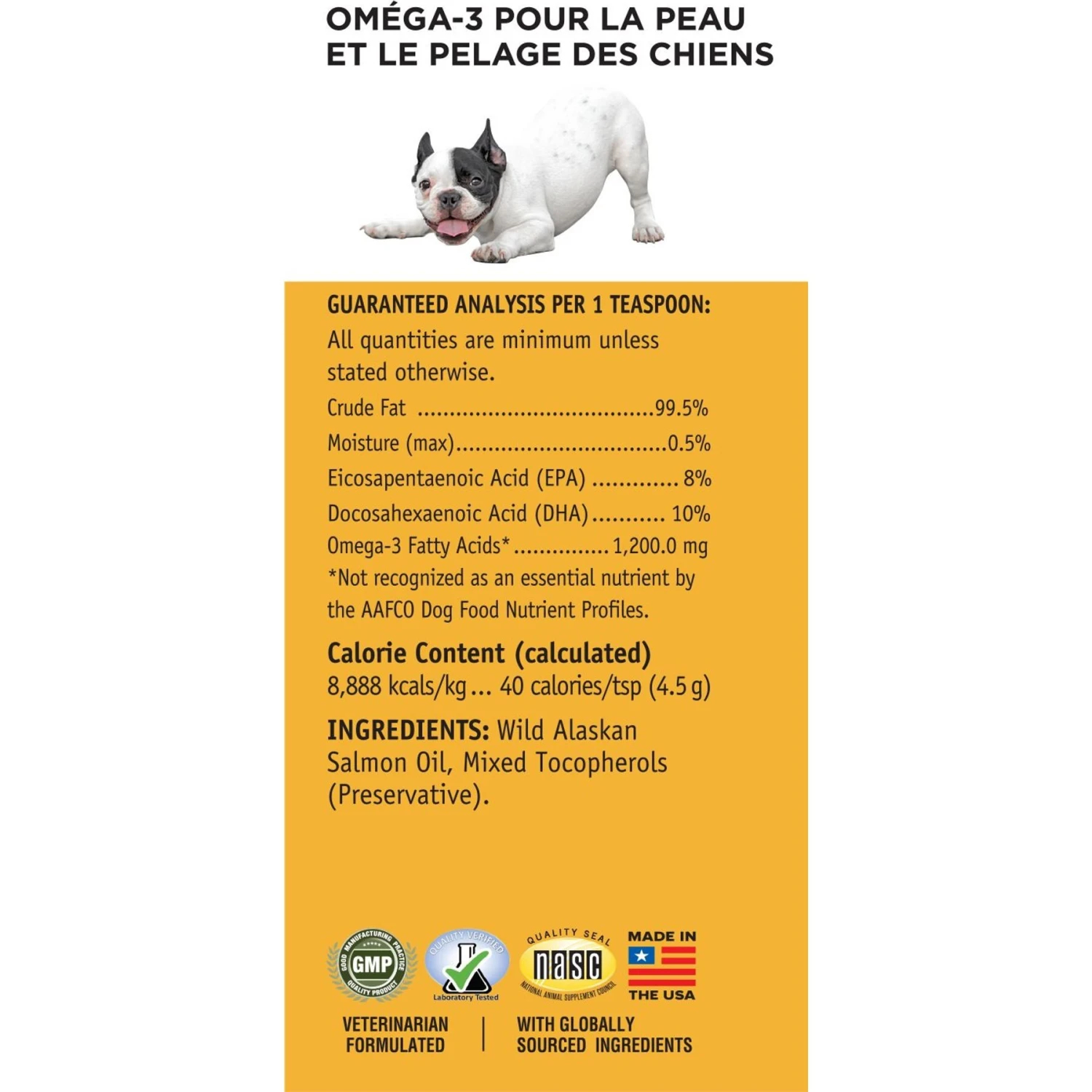 Vet Worthy 100% Wild Alaskan Salmon Oil Dog Supplement, 16-oz Bottle 2 Vet Worthy 100% Wild Alaskan Salmon Oil Dog Supplement, 16-oz Bottle - Image 2