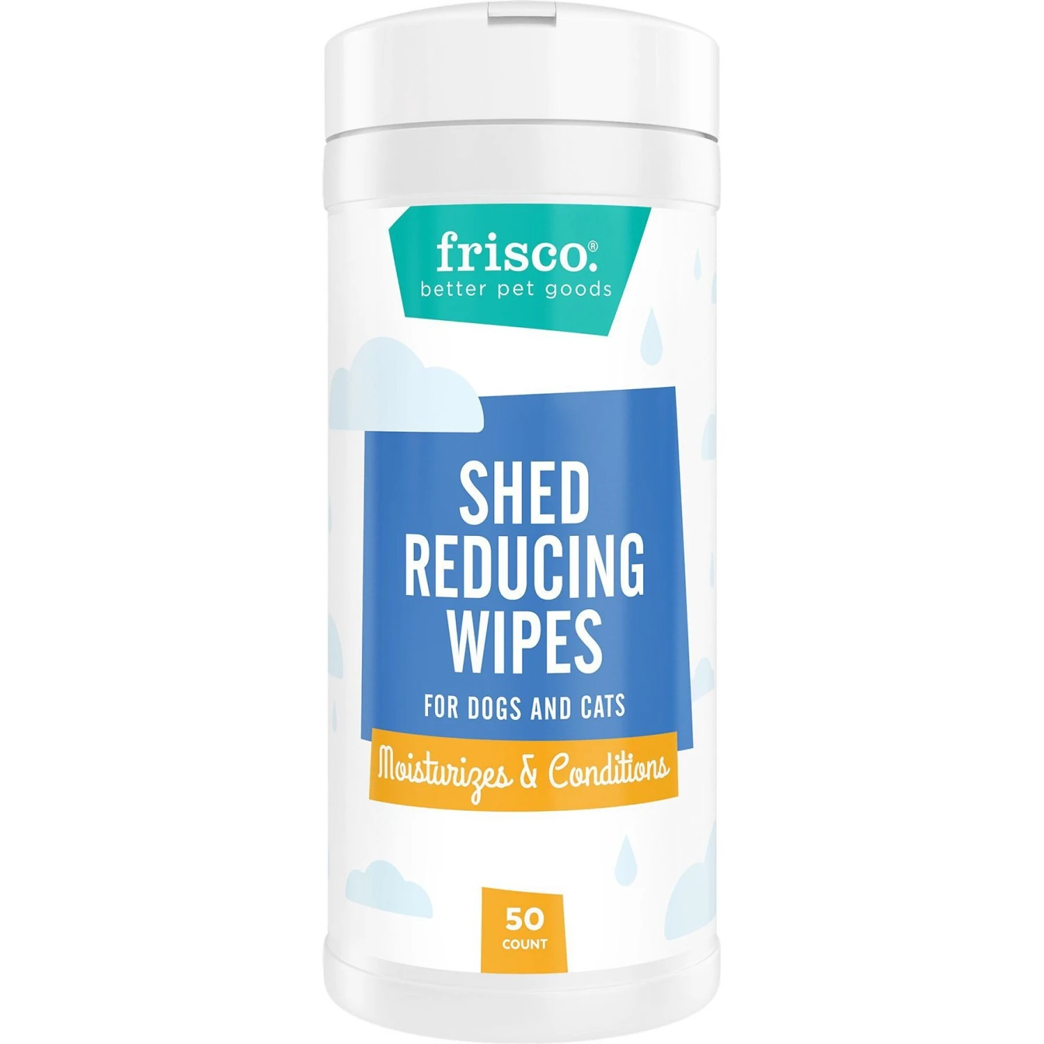 FURminator Long Hair Dog Deshedding Tool & Frisco Shed Reducing Waterless Grooming Wipes For Dogs & Cats, 50 Count 5 FURminator Long Hair Dog Deshedding Tool & Frisco Shed Reducing Waterless Grooming Wipes For Dogs & Cats, 50 Count - Image 5