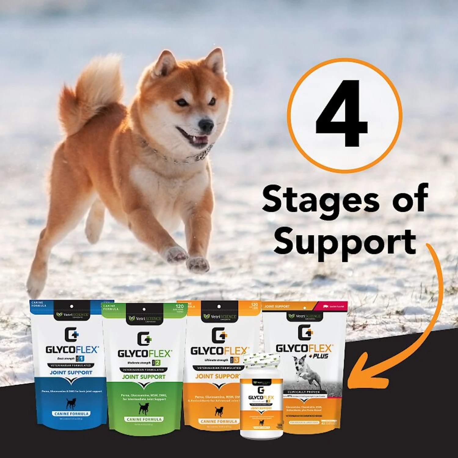 VetriScience GlycoFlex 2 Chicken Liver Flavored Soft Chews Joint Supplement For Dogs 6 VetriScience GlycoFlex 2 Chicken Liver Flavored Soft Chews Joint Supplement For Dogs - Image 6