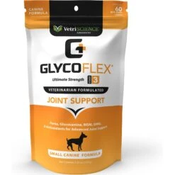 VetriScience GlycoFlex 3 Chicken Liver Flavored Soft Chews Joint Supplement For Dogs