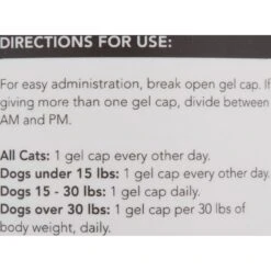 VetriScience Omega 3, 6, 9 Softgels Supplement For Cats & Dogs -Pet Wellness 57628 PT4. AC SS1800 V1658258506