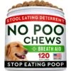 StrellaLab No Poo Coprophagia Stool Eating Deterrent Chew Supplement For Dogs, 120 Count