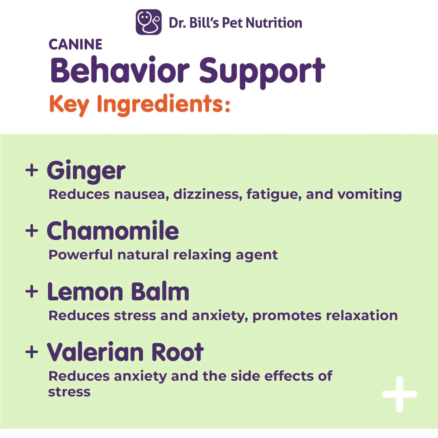 Dr. Bill's Pet Nutrition Canine Behavior Support Dog Supplement, 60 Count 3 Dr. Bill's Pet Nutrition Canine Behavior Support Dog Supplement, 60 Count - Image 3