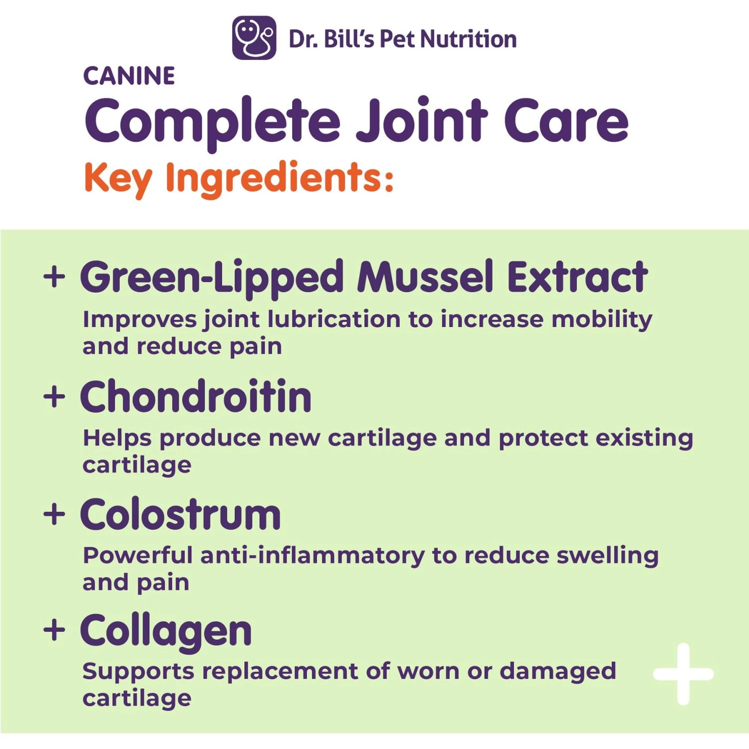 Dr. Bill's Pet Nutrition Canine Complete Joint Care Advanced Hip & Joint Care Powder Supplement For Dogs, 340-gm Pouch 3 Dr. Bill's Pet Nutrition Canine Complete Joint Care Advanced Hip & Joint Care Powder Supplement For Dogs, 340-gm Pouch - Image 3