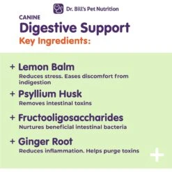 Dr. Bill's Pet Nutrition Canine Digestive Support Probiotics & Digestive Enzymes Dog Supplement Powder, 180-gm Pouch 10 Dr. Bill's Pet Nutrition Canine Digestive Support Probiotics & Digestive Enzymes Dog Supplement Powder, 180-gm Pouch -Pet Wellness 577318 PT2. AC SS1800 V1673379028