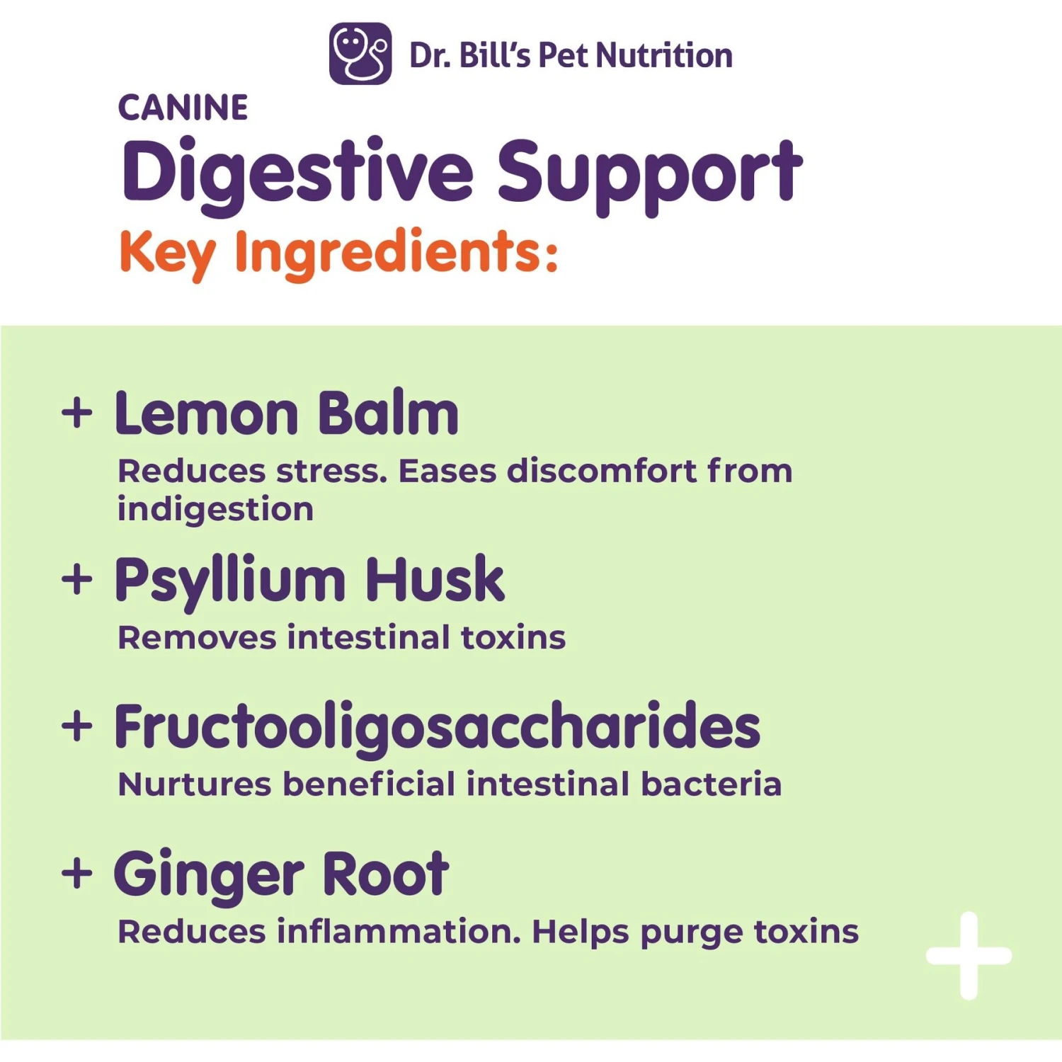 Dr. Bill's Pet Nutrition Canine Digestive Support Probiotics & Digestive Enzymes Dog Supplement Powder, 180-gm Pouch 3 Dr. Bill's Pet Nutrition Canine Digestive Support Probiotics & Digestive Enzymes Dog Supplement Powder, 180-gm Pouch - Image 3