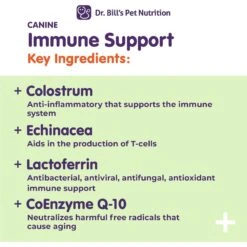 Dr. Bill's Pet Nutrition Canine Immune Support Dog Supplement Powder, 180-gm Pouch -Pet Wellness 577350 PT2. AC SS1800 V1673378995