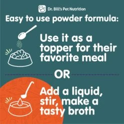 Dr. Bill's Pet Nutrition Canine Immune Support Dog Supplement Powder, 180-gm Pouch -Pet Wellness 577350 PT4. AC SS1800 V1673379027