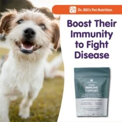 Dr. Bill's Pet Nutrition Canine Immune Support Dog Supplement Powder, 180-gm Pouch -Pet Wellness 577350 PT6. AC SS1800 V1673378906