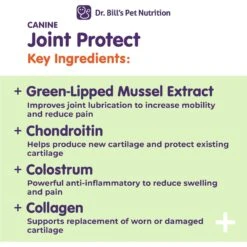 Dr. Bill's Pet Nutrition Canine Joint Protect Dog Supplement, 120 Count -Pet Wellness 577366 PT2. AC SS1800 V1673379054