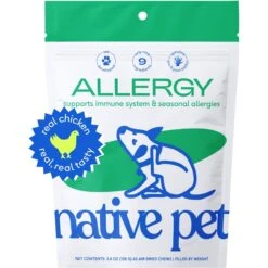 Native Pet Allergy Air-Dried Supplement To Support Seasonal Skin Allergies Dog Supplement