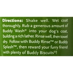 Buddy Wash Relaxing Green Tea & Bergamot Dog Shampoo & Conditioner -Pet Wellness 57874 PT6. AC SS1800 V1535663600