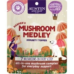 Austin And Kat Harper's Mushroom Medley Dog & Cat Supplement, 2.12-oz Bag