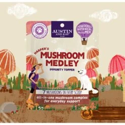 Austin And Kat Harper's Mushroom Medley Dog & Cat Supplement, 2.12-oz Bag -Pet Wellness 578766 PT2. AC SS1800 V1659705119