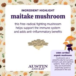 Austin And Kat Harper's Mushroom Medley Dog & Cat Supplement, 2.12-oz Bag -Pet Wellness 578766 PT4. AC SS1800 V1659705061