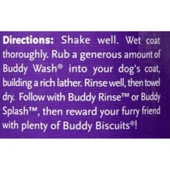 Buddy Wash Original Lavender & Mint Dog Shampoo & Conditioner -Pet Wellness 57876 PT6. AC SS1800 V1535663829