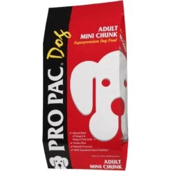 Pro Pac Adult Mini Chunk Chicken Flavored Dry Dog Food, 40-lb Bag -Pet Wellness 579118 PT3. AC SS1800 V1660933141