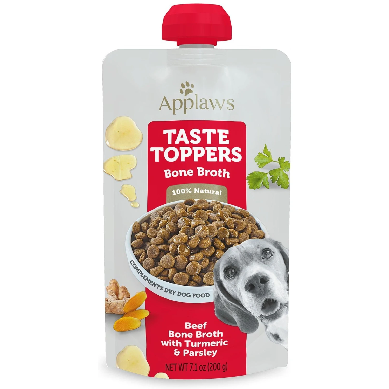 Applaws Spout Beef Bone Broth With Turmeric & Parsley Wet Dog Food Topper 2 Applaws Spout Beef Bone Broth With Turmeric & Parsley Wet Dog Food Topper - Image 2