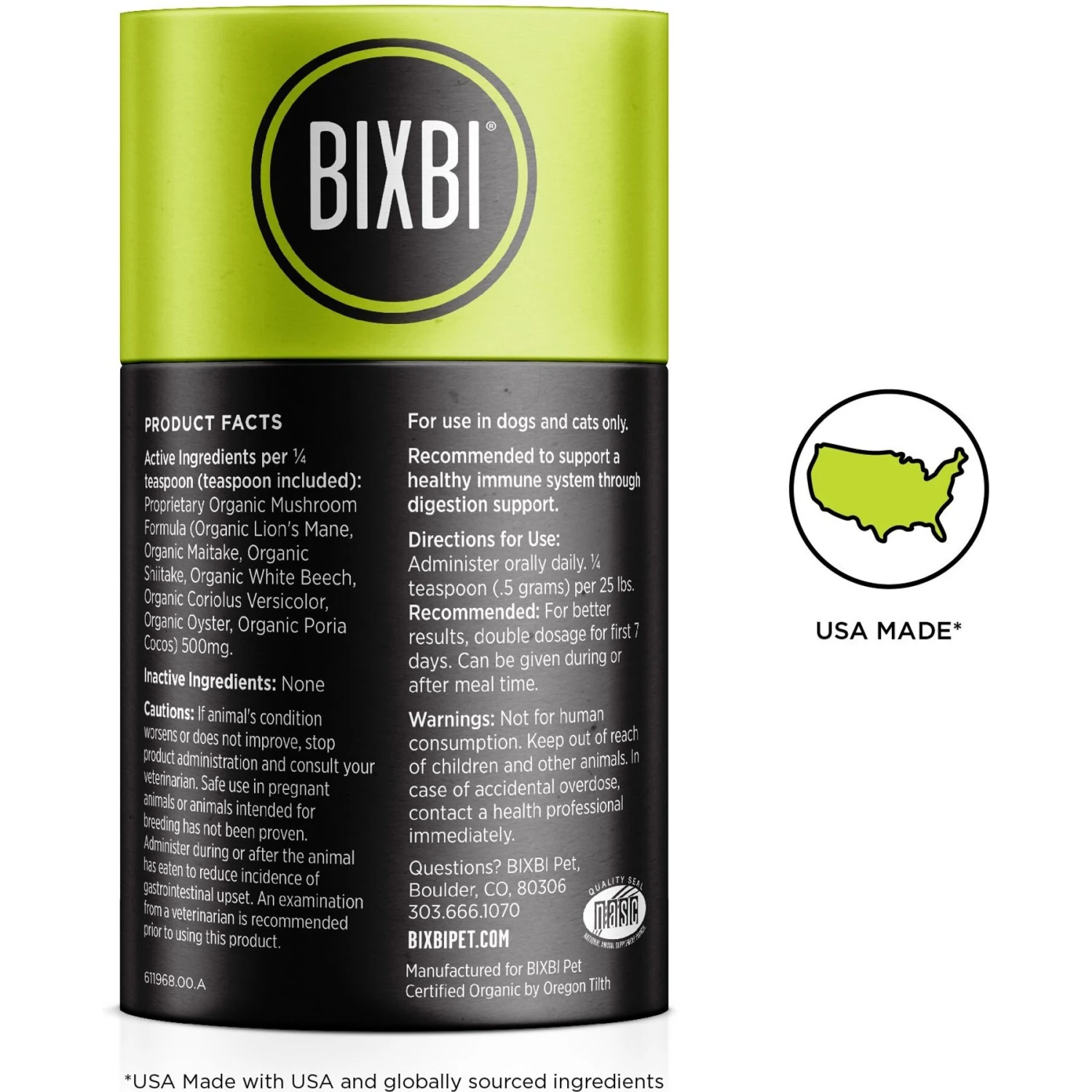 BIXBI Organic Pet Superfood Digestion Daily Dog & Cat Supplement 2 BIXBI Organic Pet Superfood Digestion Daily Dog & Cat Supplement - Image 2
