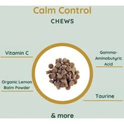 Dogsnob Calm Control Bacon & Cheese Flavored Anxiety Chews Supplement For Dogs, 80 Count -Pet Wellness 583350 PT2. AC SS1800 V1658518965