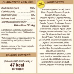 Primal Lamb Formula Nuggets Grain-Free Raw Freeze-Dried Dog Food -Pet Wellness 58374 PT5. AC SS1800 V1677699618