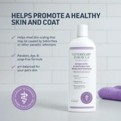Veterinary Formula Clinical Care Antiparasitic & Antiseborrheic Shampoo 8 Veterinary Formula Clinical Care Antiparasitic & Antiseborrheic Shampoo -Pet Wellness 58533 PT2. AC SS1800 V1630735301