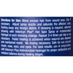 Vetericyn Plus Antimicrobial Hot Spot Spray For Dogs, Cats & Small Pets -Pet Wellness 58909 PT7. AC SS1800 V1535664131