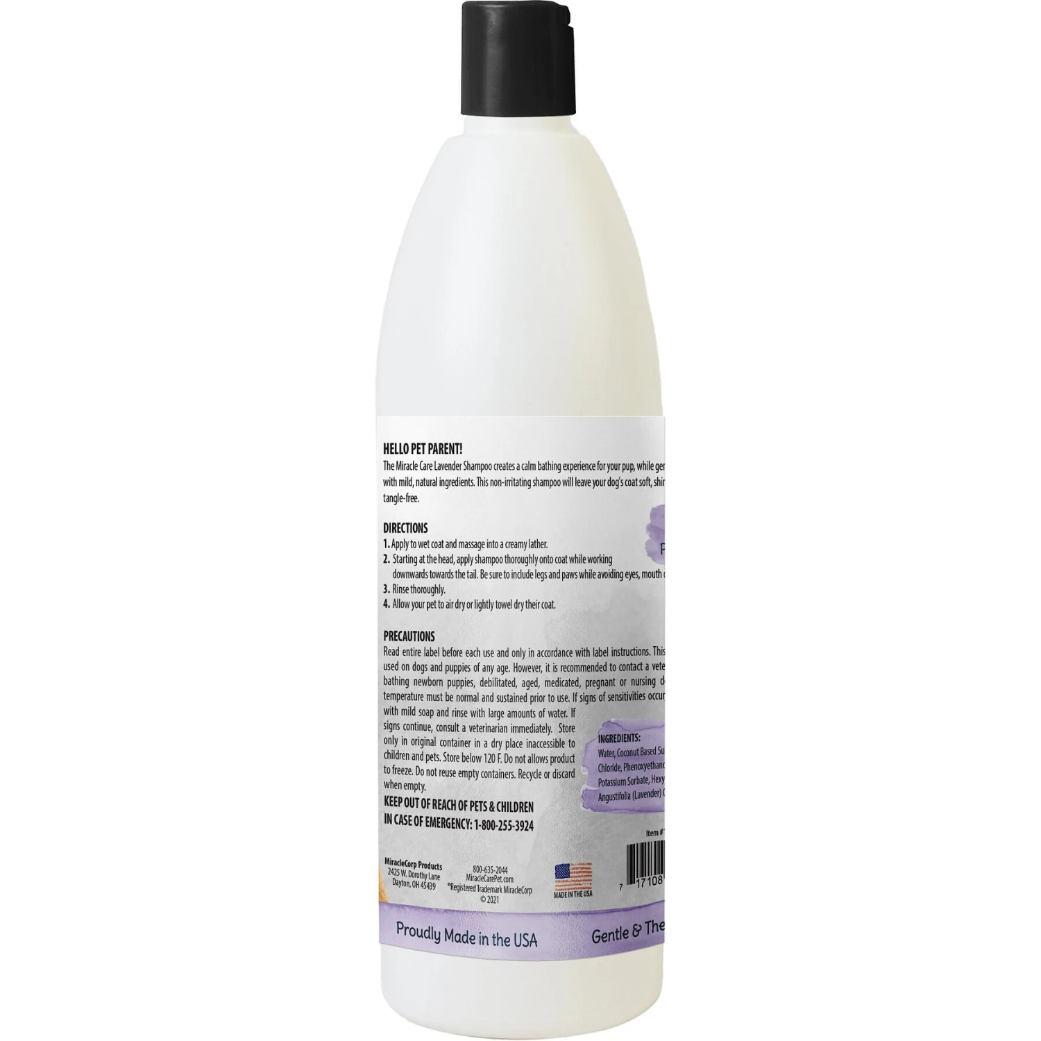 Natural Chemistry Natural Lavender Shampoo For Dogs 2 Natural Chemistry Natural Lavender Shampoo For Dogs - Image 2