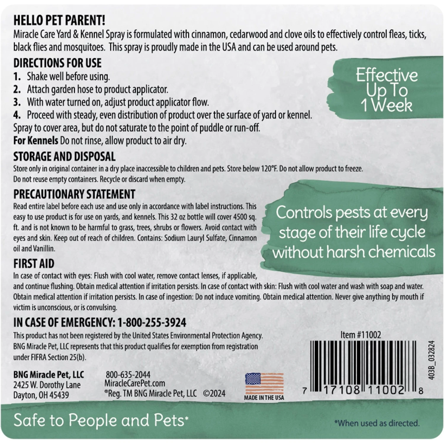 Natural Chemistry Natural Yard & Kennel Spray 3 Natural Chemistry Natural Yard & Kennel Spray - Image 3