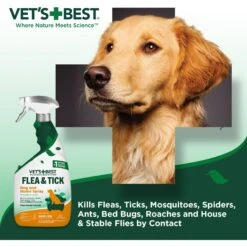 Vet's Best Indoor Flea & Tick Home Spray Refill For Dogs -Pet Wellness 60169 PT4. AC SS1800 V1662159823