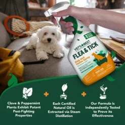 Vet's Best Indoor Flea & Tick Home Spray Refill For Dogs -Pet Wellness 60169 PT6. AC SS1800 V1662159327