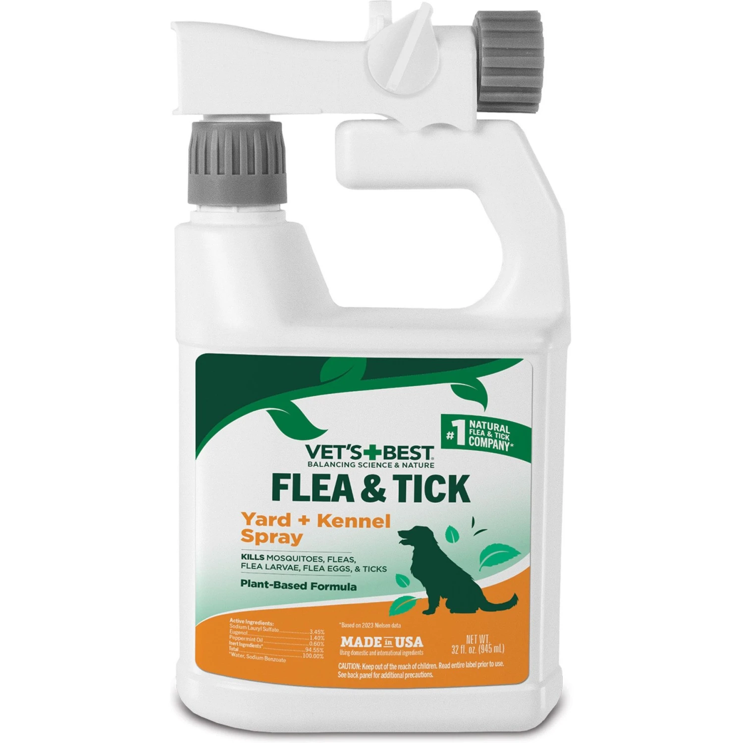 Vet's Best Flea + Tick Yard & Kennel Spray For Dogs 1 Vet's Best Flea + Tick Yard & Kennel Spray For Dogs