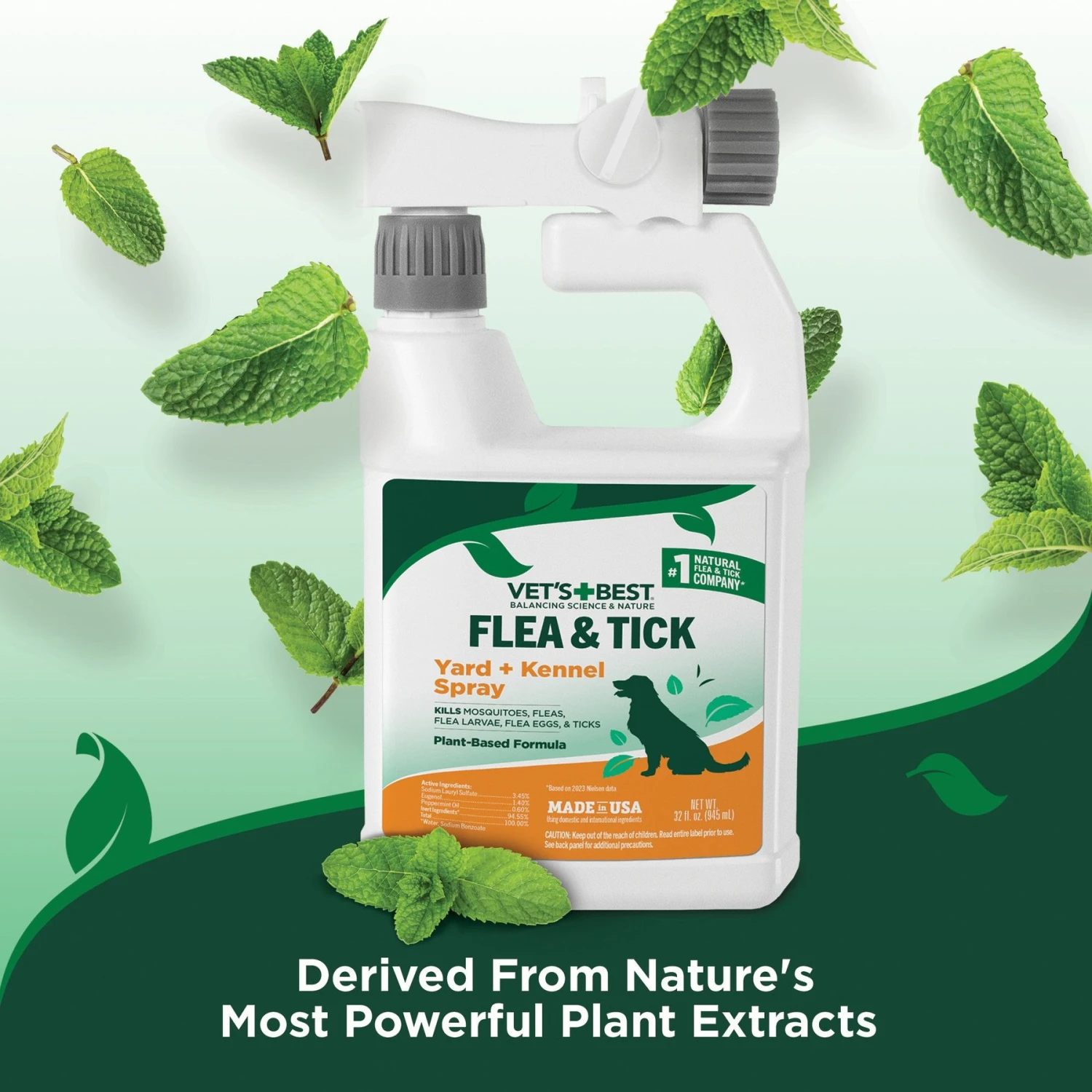 Vet's Best Flea + Tick Yard & Kennel Spray For Dogs 3 Vet's Best Flea + Tick Yard & Kennel Spray For Dogs - Image 3