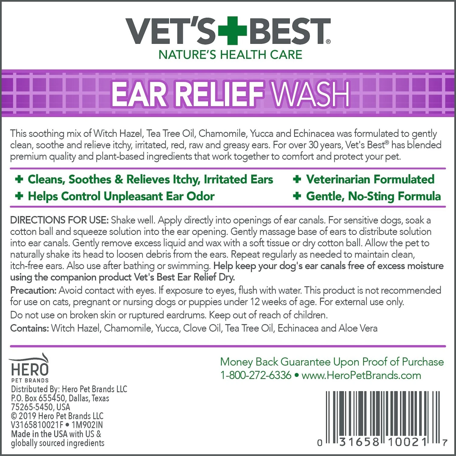 Vet's Best Ear Relief Wash For Dogs 2 Vet's Best Ear Relief Wash For Dogs - Image 2